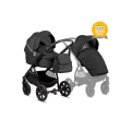 Kombinovaný kočárek Noordi Fjordi III 2v1 - Black 2023