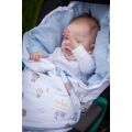 Zavinovačka Emitex BEA oboustranná - Magic Sky + Baby Blue