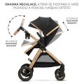 Kočárek kombinovaný KINDERKRAFT Esme Pro 3v1 - Moonlight Grey