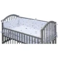 Dětská postýlka Scarlett s kompletní výbavou šedá 120x60 cm - Tura 
