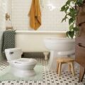 INGENUITY Toaleta dětská se zvukem 2 v 1