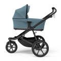 Kočárek 2v1 Thule Urban Glide 3 single + korba Bassinet - Black/Mid Blue