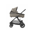 Set 2v1 kočárek Maxi-Cosi Leona 2 + korbička Oria Luxe - Luxe Twillic Truffle