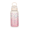 PETITE&MARS Láhev nerezová termo s náustkem 500 ml - Delicate Flowers