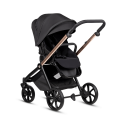 Kombinovaný kočárek 2v1 Tutis Mio3 + BLACK EDITION - Rose Gold