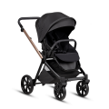 Kombinovaný kočárek 2v1 Tutis Mio3 + BLACK EDITION - Rose Gold