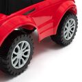 Dětské hrající odrážedlo s vodící tyčí SUV 3v1 Baby Mix - Červená