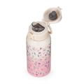 PETITE&MARS Láhev nerezová termo s náustkem 500 ml - Delicate Flowers