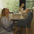 Jídelní židlička Kinderkraft FINI2 - Nordic Breeze