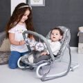 Dětské lehátko Lorelli Baby Rocker - SILVER BLUE STARS
