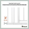 Hauck Zábrana Open N Stop 2 (75-80 cm) White + nástavec 9 cm