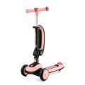 Odrážedlo a koloběžka 2v1 Kinderkraft Halley - Rose Pink