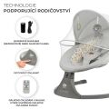 Houpací lehátko Kinderkraft LUMI 2V1 - Light Grey