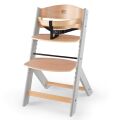 Jídelní židlička Kinderkraft Enock - Grey Wooden
