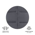 Zimní nastavitelný fusak 3v1 Petite&Mars Jibot - Charcoal Grey