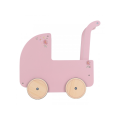 Little Dutch Kočárek pro panenky dřevěný s peřinkou Pink