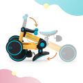KINDERKRAFT 4TRIKE skládací tříkolka 2v1 - Silver Grey