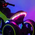 Dětská elektrická motorka Baby Mix POLICE - Červená