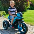 Dětská elektrická motorka Baby Mix POLICE - Bílá