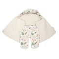 Zavinovačka Emitex BEA oboustranná Forest Blossom - Beige