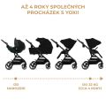 Kombinovaný kočárek Kinderkraft Yoxi 2v1 - Pure Black