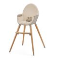 Jídelní židlička Kinderkraft FINI 2 - Beige