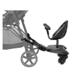 KikkaBoo Stupátko ke kočárku se sedátkem Ally XL Black