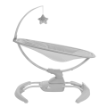 KikkaBoo Houpací lehátko elektrické Spinny - Grey