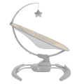 KikkaBoo Houpací lehátko elektrické Spinny - Beige