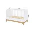 Variabilní postýlka Faktum Lumina White 70x140 cm