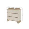 Přebalovací komoda Faktum Sienna Cashmere