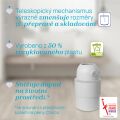 CHICCO Koš na plenky teleskopický Odour Off na odstranění zápachu - Winter Clouds