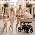 Kombinovaný kočárek ADAMEX Como 2v1 - Chocolate Brown