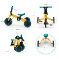 KINDERKRAFT 4TRIKE skládací tříkolka 2v1 - Silver Grey