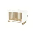 Postýlka Faktum Sienna White 60x120 cm