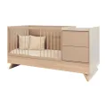 Kombi postýlka Faktum Sienna 3v1 Cappuccino 70x120 cm