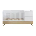 Kombi postýlka Faktum Sienna 3v1 White 70x120