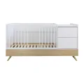 Kombi postýlka Faktum Sienna 3v1 White 70x120