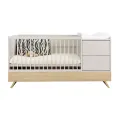 Kombi postýlka Faktum Sienna 3v1 Cashmere 70x120 cm