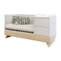 Kombi postýlka Faktum Sienna 3v1 Cashmere 70x120 cm