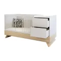 Kombi postýlka Faktum Sienna 3v1 Cashmere 70x120 cm