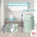 CHICCO Koš na plenky teleskopický Odour Off na odstranění zápachu - Tundra