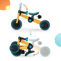 KINDERKRAFT 4TRIKE skládací tříkolka 2v1 - Silver Grey