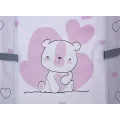Přebalovací pult na postýlku Scarlett Jolly - Méďa růžový 