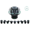 Autosedačka Fillikid Luca 360° - Black Grey