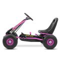 Dětská šlapací motokára Go-kart Milly Mally Thor - Růžová