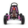 Dětská šlapací motokára Go-kart Milly Mally Thor - Růžová
