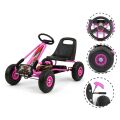 Dětská šlapací motokára Go-kart Milly Mally Thor - Růžová
