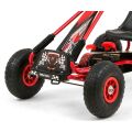 Dětská šlapací motokára Go-kart Milly Mally Thor - Červená