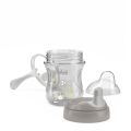 Hrneček Chicco Training s držadly 200 ml 6m+ Grey